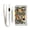 Stylish and Cool Skull, variant on JIALIOU Nylon Trifold Card Wallet with ID Window Zipper Pocket for Men Women Teen Stylish and Cool Skull