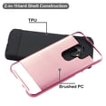 thumbnail image 2 of Samsung Galaxy S9 Shockproof Slim Fit Hybrid Dual Layer Protection Case with Brush Finish Back Cover, 2 of 3