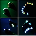 thumbnail image 3 of LED Gloves Finger Light Up Glow Rave Glove Flashing Christmas Gift Halloween Party Favors Winter Gloves-A, 3 of 7