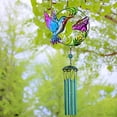 thumbnail image 4 of Hummingbird Wind Chimes for Indoor Outdoor, Metal Wind Chime Sun Catcher Hanging Ornament for Garden Patio(Blue), 4 of 6