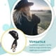 thumbnail image 4 of Sonducket Pañuelo para la cabeza para mujer, gorro de dormir preatado a la moda, tocado con textura suave, accesorios para el cabello para la vida diaria Sombreros cadena negra Sonducket AP009762-09, 4 of 6