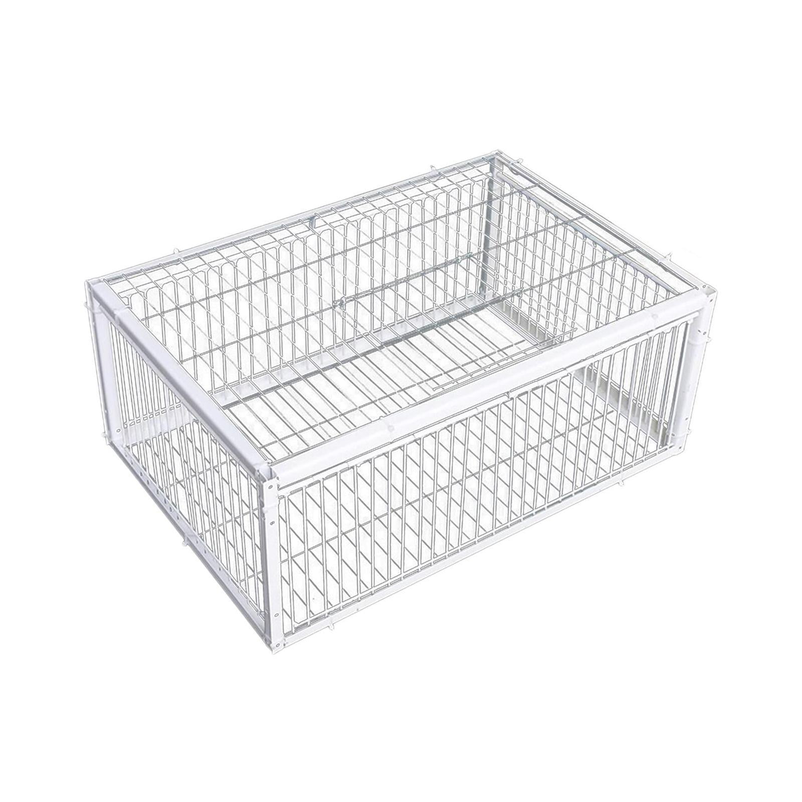 TOOYFUL Bird Cage, Animal Cage, Metal Wire Cage, Pigeon Stable, Automatic Pigeon Collection for Garages, Meat, Pigeons, Farms, Orchards, Chickens , 4 Entry