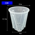 thumbnail image 1 of Clear Plastic Orchid Pots With Holes Transparent Flower Pot Succulents Plant, 1 of 9