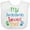 AA-White, variant on Inktastic Mommom Loves Me Childs Boys or Girls Baby Bib