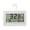White, variant on Refrigerator Freezer Alarm Household Temperature Monitor Large LCD Display High Low Temperature Alert Wireless Fridge Thermometer with Bracket Black