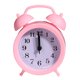 thumbnail image 1 of Reloj Warkul de doble campana, preciso, funciona con pilas, analógico, mini, redondo, para mesita de noche, despertador, bonito regalo para niños., 1 of 8