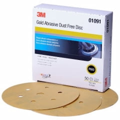 

3M 3M - 01091 - Hookit Gold Paper Disc Dust Free 6 in P600 50/box - 60455035901