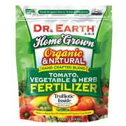 Dr. Earth Organic & Natural Home Grown Tomato and Vegetable Food, 4-6-3 Fertilizer, 4 lb.