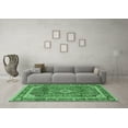 thumbnail image 3 of Ahgly Company Indoor Rectangle Medallion Emerald Green Traditional Area Rugs, 2' x 3', 3 of 4