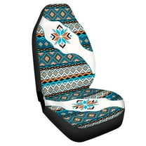 Jeiento Aztec Tribal Car Seat Covers Front Seats Only 1 PCS Driver Seat Cover Ethnic Geometric High Back Seat Cushion Covers Auto Decoration Interior Accessories Fit for SUV Van Truck Sedan