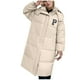 thumbnail image 1 of Chaqueta y abrigos casuales con capucha de manga larga para mujer, moda, con cremallera, manga larga, largo medio, hasta la rodilla, de algodón grueso para invierno, abrigo para mujer, 1 of 6