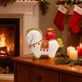 thumbnail image 5 of Outoloxit Elegant Christmas Horse Ornament, Resin Figurine for Holiday Decor, Modern Living Room TV Cabinet Bookcase Art Decoration, 5 of 6