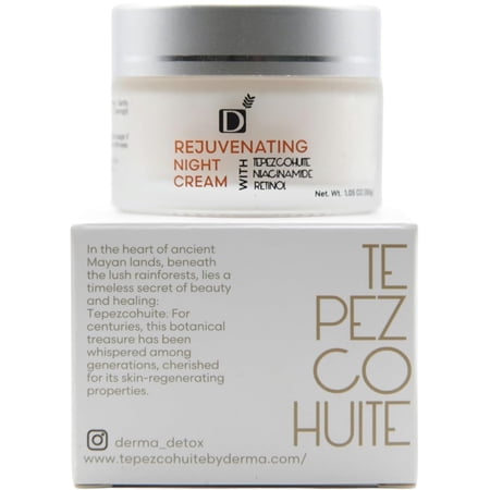 Tepezcohuite Facial Night Cream - Retinol + Niacinamide infused