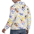 thumbnail image 6 of Lsque Floral Puppy Pattern Casual Men's Hoodie,Hooded Sweatshirt with Kangaroo Pocket,Pullover Hoodie-Small, 6 of 7