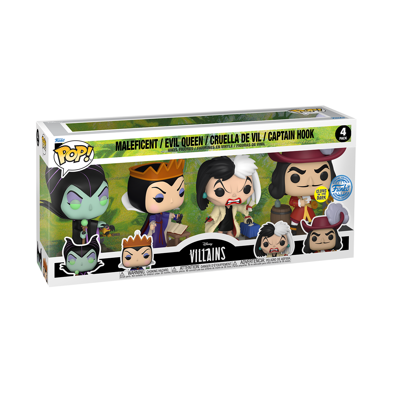 Funko POP Disney: Villains 4PK