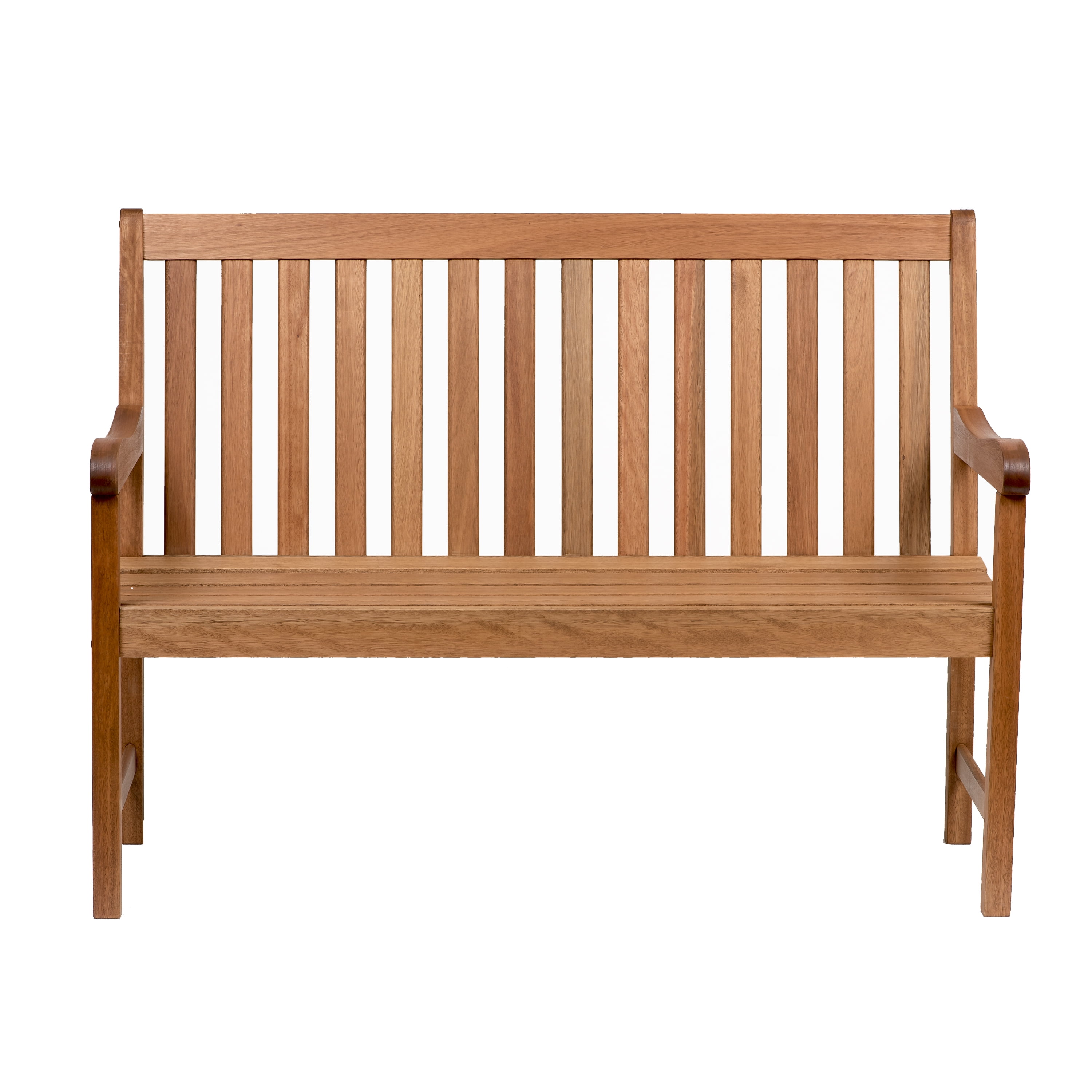 Photo 1 of Amazonia Milano Patio Bench 4-Feet Eucalyptus Wood Ideal for Outdoors and Indoors