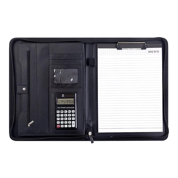 Giaone Professional Business Document Organiser Zippered Conference Folder