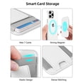 thumbnail image 4 of ExtreLife Magnetic Phone Wallet, Strong Magnetic Card Holder with 2 Card Slots Compatible for iPhone 17/16/15/14/13/12 Series, Slim Leather, Fits 7 Cards, 4 of 8