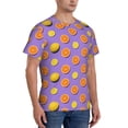 thumbnail image 5 of Rocae Yellow Lemon And Orange for Men's Moisture-Wicking Crew Tee - T-Shirt for Sports, Outdoor Activities, and Casual Wear3X-Large, 5 of 9