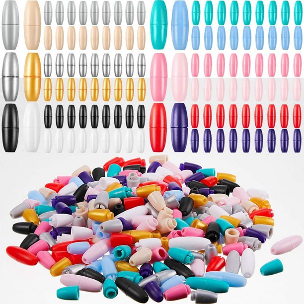 120 Piezas de Cierres de SeparacióN, Cierres de Seguridad de SeparacióN de PláStico para de CordóN, Conectores de Barril de Cuentas para Collar, Pulsera