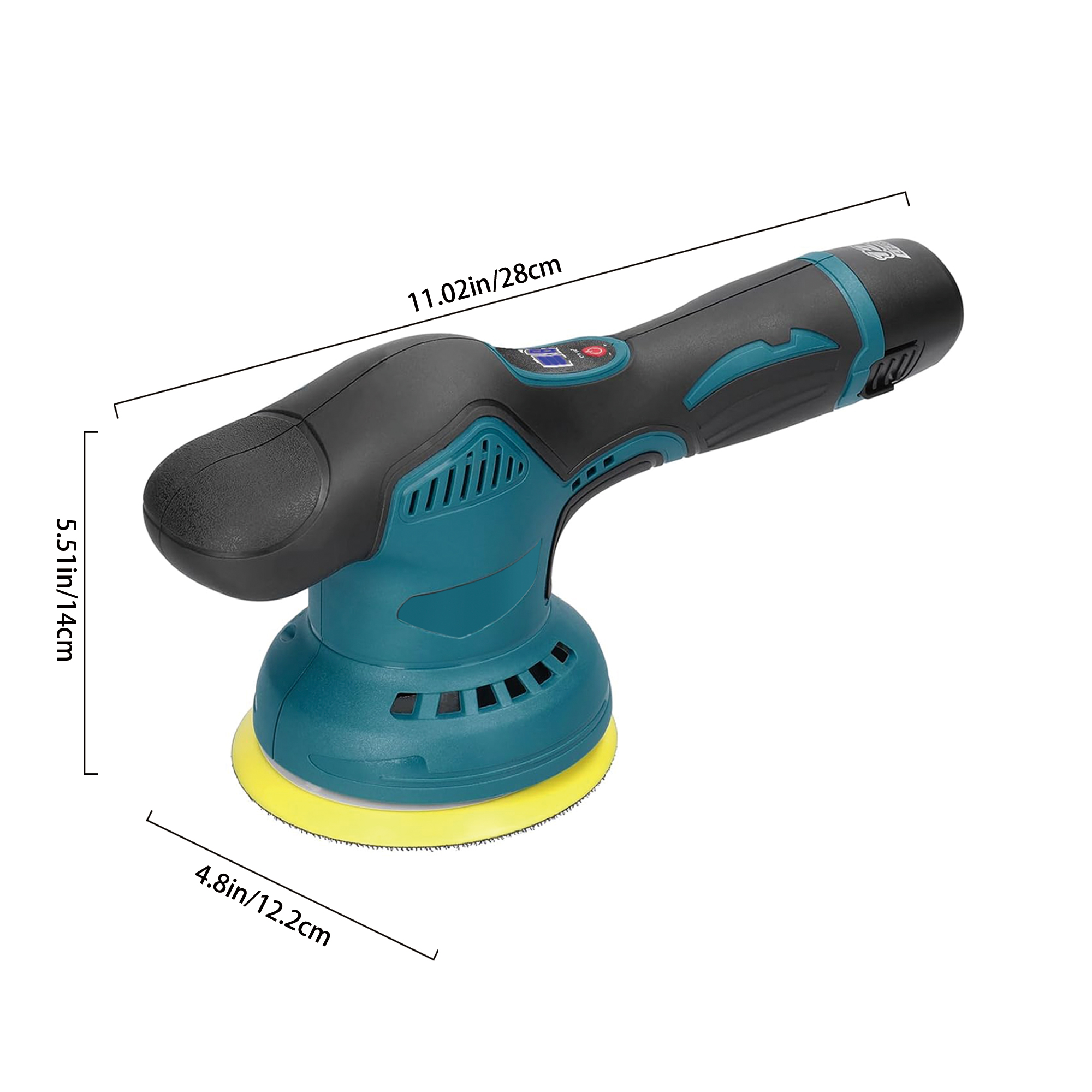Cordless Car Buffer Polisher kit, 2000mAh 21V Battery, 6 Inch Car buffer Waxer Kit, 8 Variable Speed Polisher for Car Detailing,Boat Sanding,Scratch Removing