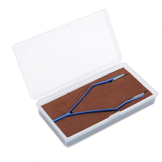 Pince à Ressort en Métal en Forme de V Outil de Réparation de Bracelet de Montre (Bleu)