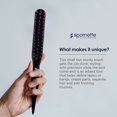thumbnail image 4 of Cepillo de pelo Spornette Little Wonder Boar Bristle & Nylon Pink, 4 of 7