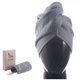 thumbnail image 1 of SELARUS Toalla de pelo 100% algodón turco para mujer, sin microfibra, 14.11 oz/m² (gramos por metro cuadrado), toallas antiencrespamiento para cabello rizado, largo y grueso, turbante para la cabeza,, 1 of 5