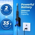thumbnail image 6 of Electric Toothbrush for Adults with Holder and 10 Brush Heads, Rechargeable Electric Toothbrush Last 35 Days, 40000 VPM and 3 Modes, Smart Timer, Travel Electric Toothbrush, Gift, 6 of 10
