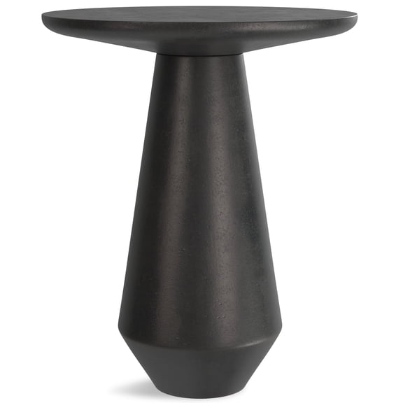 Simpli Home Simpli Home Gloria Contemporary 16 inch Wide Cast Aluminum Side Table in Graphite, Fully Assembled