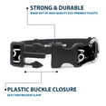 thumbnail image 4 of Buckle-Down Pet Collar, Dog Collar Plastic Buckle, Zodiac Cancer Symbol Constellations Black White, 15 to 24 Inches 1.0 Inch Wide, 4 of 8