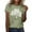 Green, variant on TSADFHJI Workout Tank Tops for Women High Neck Tops for Women Trendy Short Sleeve Crew Neck Loose Fit Shirts Comfy Soft Summer Blouses Casual Basic Tees Xl