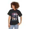 thumbnail image 6 of Eagle With American Flag Shirt, American Eagle Shirt, 4th July ID-0608-BWJB, 6 of 9