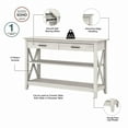thumbnail image 4 of Bush Furniture Key West Console Table, Linen White Oak, 4 of 8