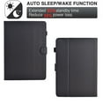 thumbnail image 4 of ELEHOLD Case for New Kindle 11th Generation (2022 Release)/New Kindle Generation (2024Release),PU Leather Case Folio Stand Protective Case Pocket Cover,Black, 4 of 9