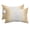 Light Brown, variant on Chaise Lounge Headrest Pillow 1 Pack, Khaki Brown Waterproof Chair Pillows with Insert & Adjustable Elastic Strap for Beach Recliner, Vintage Ombre Solid Color Minimalist Farmhouse Outdoor Pillow