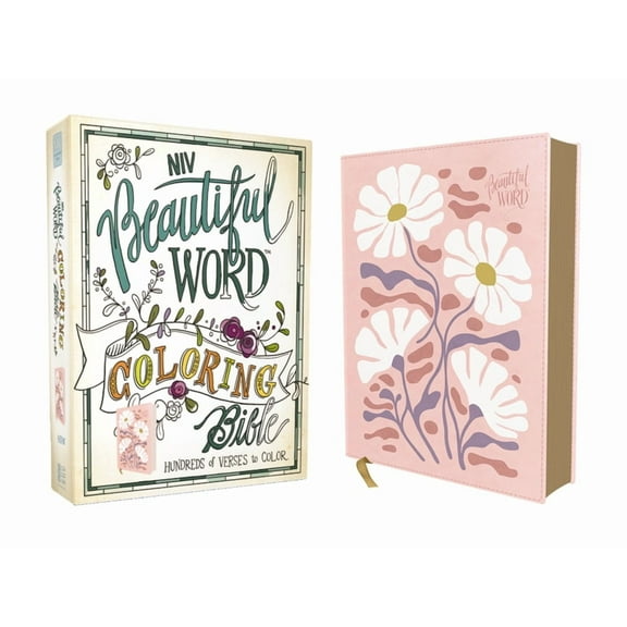 Beautiful Word Niv, Beautiful Word Coloring Bible, Leathersoft, Pink: Hundreds of Verses to Color, (Hardcover)