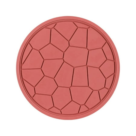 

Wanwan Dish Mat Eye-catching Anti-Scratch Rubber Anti-scalding Insulation Place Mat for Home