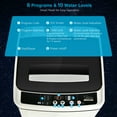 thumbnail image 5 of Costway Full-Automatic Washing Machine 1.5 Cu.Ft 11 LBS Spin Dryer White, 5 of 10