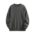 thumbnail image 7 of RongHuan Mens Sweatshirt Crewneck Long Sleeve Sweatshirts Soft Fall Winter Pullover Tops, 7 of 7