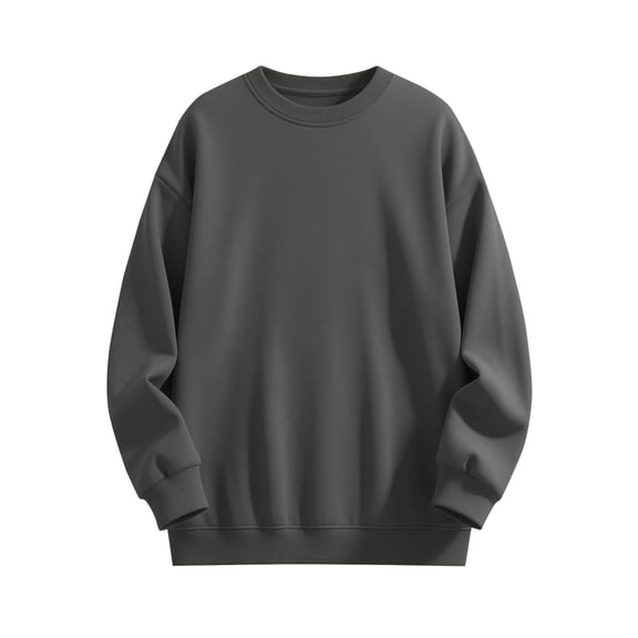yillto Women Sweatshirts Crewneck Pullover Plus Size Sweatshirt Basic Long Sleeve Loose Lightweight Sweat Shirts