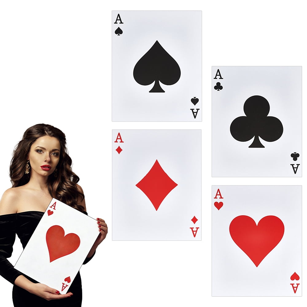 ACE Authentic Poker Playing Cards - Red & Blue Decks - Walmart.com