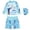 10-Blue5, variant on Shadoumai Boys Swim Set Fashion Swimwear Boys Two Piece Swim Set Pool Bathing Suits for