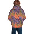 thumbnail image 3 of Bingfone Lavender Flowers Pattern Youth Classic Hoodies Soft Hooded Pullover Sweatshirts for Girls and Boys, 3 of 6