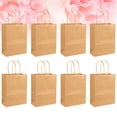 thumbnail image 1 of WRITWAA 50Pcs Rectangular Kraft Paper Bag for Home Organization and Shopping 8.3x4.3in, 1 of 8
