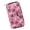 Pink Dog Paw Bone, variant on Tribal Horse Print Wallet for Women Faux Leather Long Clutch Purse with Zipper Bifold Wallet Multi Card Organizer Large Capacity