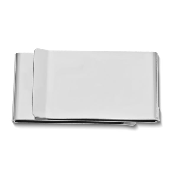 Silver-tone Double-Sided Money Clip QGM20745
