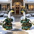 thumbnail image 5 of Qonioi Christmas Goose Outfit for 23 Inch Statue, Festive Goose Clothes with Hat, Holiday Costume Decor for Outdoor Lawn Garden Patio, 5 of 7