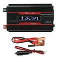 thumbnail image 1 of Inversor de corriente para automóvil de 12 V a 110 V, onda sinusoidal modificada de 300 W, carga rápida USB dual de 4,2 A, pantalla LCD a color, 1 of 8