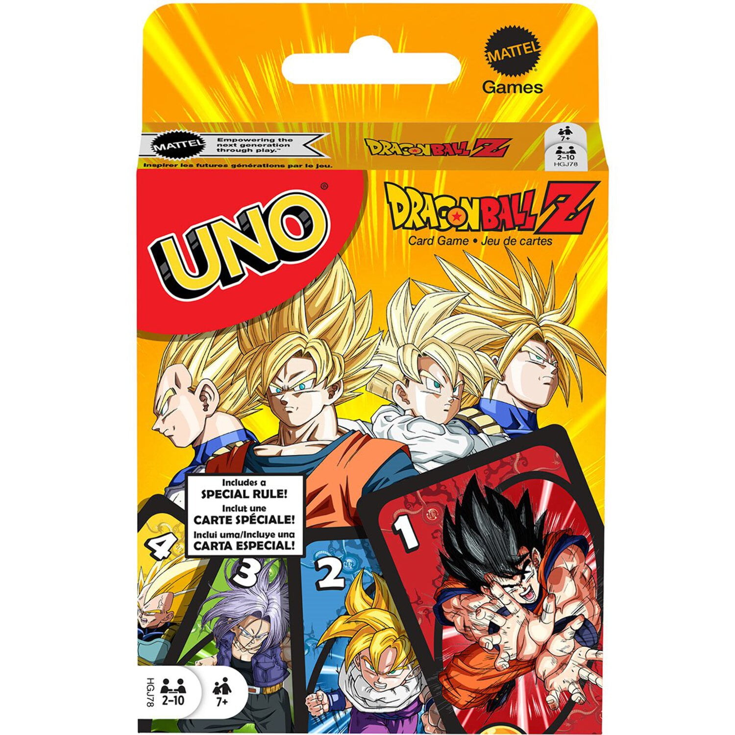 マテルゲーム(Mattel Game) ウノ(UNO) ウノ ドラゴンボールZ【カードゲーム】【